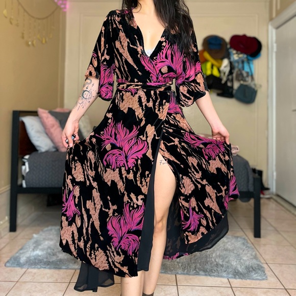 Zara Dresses Vintage Zara Woman Wrap Dress Poshmark